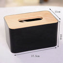 Desk Decoration Wooden Tissue Box Storage Box European Home Style Home Tiss C8N2
