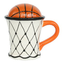 Cute Creative Coffee Milk Mug Basketball Pattern Breakfast Oatmeal Ice Crea