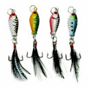 Hard Metal Fishing Lures Small Minnow Lure Bass Crank Bait Tackle Hooks -6.4g
