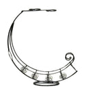 1X(Creative Wine Rack Hanging Wine Glass Holder Pirate Ship Shape Bar Wine