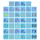 Chic DIY Craft Hollow Letter Number Wall Painting-Stencil-Drawing-Template-Art