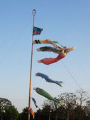 40cm Japanese Windsock Carp Flag Koinobori Sailfish Streamer Wind Sock Black