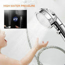 Handheld Shower Head High Pressure Chrome 3 Spary Setting with ON/OFF Pause
