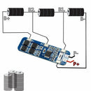 3S 10A 12V Lithium Battery Charger Protection Board Module for 3pcs 18650 L H6T7