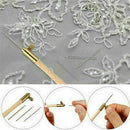 Tambour Hook with 3 Needles 70 100-120 Embroidery Beading Crochet Nice Tool M2M6