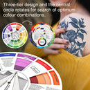 235mmColor Selection Tool Color Matching Guide Art Color Board Color Match Wheel