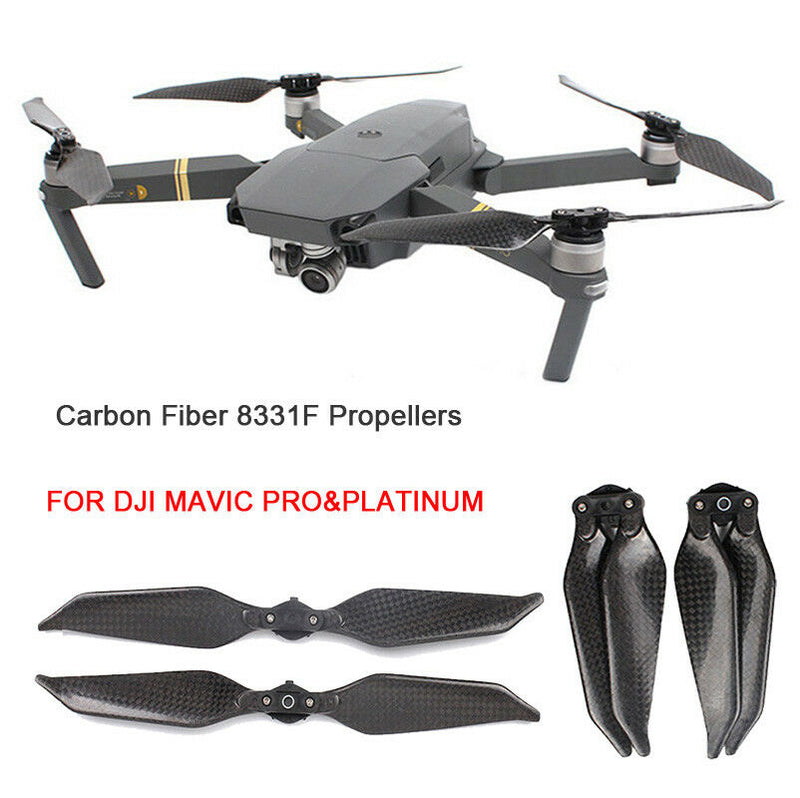 8331F Carbon Fiber Propeller Quick Release For DJI Mavic Pro/PLATINUM 2Pairs