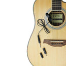 Universal General Acoustic Guitar Clip-On Pickup with 2x Adapters Free