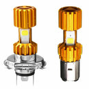 H4 18W Led 3 Cob Dc 12V White Motorcycle Headlight Bulb 2000Lm 6500K Hi/Lo  N7T3