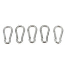 5 Pcs Stainless Steel Quick Links Carabiner 4mm Cable Shackle Connector