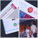 Full Drill Romantic Back 5D Diamond DIY Painting Kit Home Decor Craft