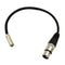 Acoustic XLR Female To Male Splitter Audio Adapter Cable With Nylon Sheath