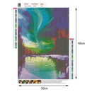 5D DIY Full Drill Diamond Painting Aurora Scenery Embroidery Work (01)