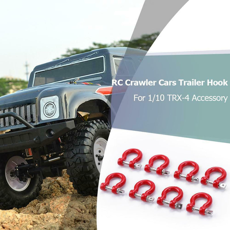 Metal Tow Shackle RC Crawler Cars Trailer Hook for 1/10 TRX-4 Accessory