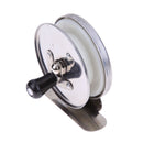 Ice Fishing Mini Pole Line Reel Rods Shrimp Metal Steel Lightweight Portabl