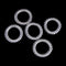 5X Lady Girl Clear ElasticRubber Hair Ties Spiral  Rubber Rope Hairband %o