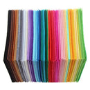 40pcs Non-Woven Polyester Cloth DIY Crafts Felt Fabric Sewing Accessories Tools