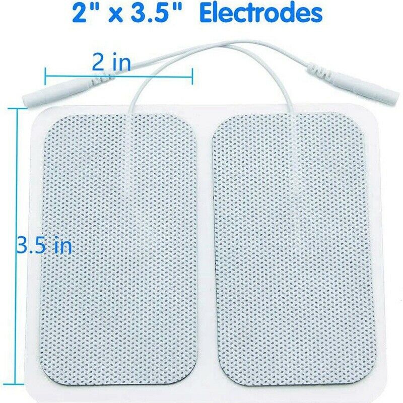 20Pcs Self-Adhesive Electrode Pads 2mm Plug Gel Patch for Tens Acupuncture  G8J9