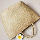 Women'S Classic Straw Summer Beach Sea Shoulder Bag Handbag Tote, Small Z8M5