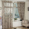 Modern Leaf Voile Curtain Tulle Window Drapes Panel Sheer Blinds Valance Grey