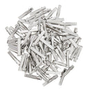 100x Crocodile Metal Hair Clips Teeth Prong DIY Hairbow Duckbill Barrette