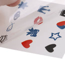 5pcs Fishing Crown Waterproof Temporary Tattoo Temporales Glitter Sleeve Tatt3c