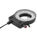 Plastic 56LEDs 35000LM Adjustable Microscope Ring Light Illuminator Lamp AU