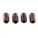 4 Pieces Tire Accessories Car Bike Motorcycle Hexagonal Valve Cap Tire Valve