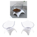 2x Cat Kitty Elevated Bowls Raised Container For Cats And