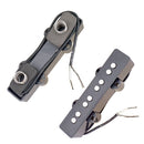 2x Metal JB Bass Neck/Bridge Pickups Open Style for 4 String Electric Bass