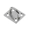4pcs Heavy Duty Stainless Steel Square Plate Staple Ring Hook, Marine Boat