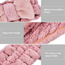 3 Pack Coral Fleece Bowtie Headbands Makeup Headbands Wash Spa Yoga Sports