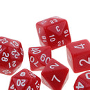 10x Polyhedral Dice-D4, D6, D8, D10, D12, D20, D24, D30, D60 for DND RPG