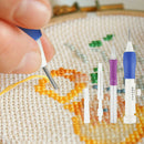 DIY Magic Embroidery Pen Set Punch Needle Stitching Knitting Sewing Tool