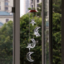 Colorful 6 LED Lamp Solar Light Courtyard Moon Star Garden Decorative Lamp