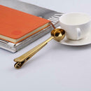 2 in 1 Stainless Steel Ground Coffee Measuring Scoop with Bag Seal Clip
