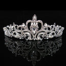 Women Girls Elegant Wedding Bride Crown Headwear Rhinestone Tiaras Cute Gif Gw