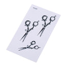 Makeup Mini Scissors Tattoo Arm Body Art Waterproof Temporary Tattoo Stickers Z