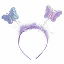Girl's 3 Pcs Set Fairy Princess Glitter Butterfly Party Costume Wings Wand
