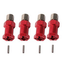 1/10 Scale Metal Wheel Extension Hub Hex Adapter for Axial SCX10 RC Car Accs