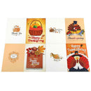 4pcs 5D DIY Drill Diamond Painting Greeting Cards Thanksgiving Party Gifts