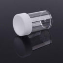 5pcs Plastic Empty Bottle Clear Container Jar Pot For Glitter Nail Dust Powder