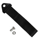 Great Performance Auto Tow Strap Set Front Rear Bumper Hook Black
