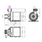 800L/H 5m DC 12V Solar Brushless Motor Water Circulation Water Pump Submers A8V3