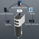 M10 Bluetooth 4.2 A2DP MP3 Player FM Transmitter Dual USB Ports Car Charger A