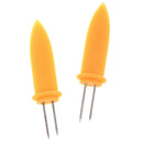 6pcs Corn Holders Skewers Needle Fork For BBQ Garden Hand Tool OZ