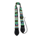 1 Piece Cotton Strap Belt for Ukulele Mini Guitar Green Stripe