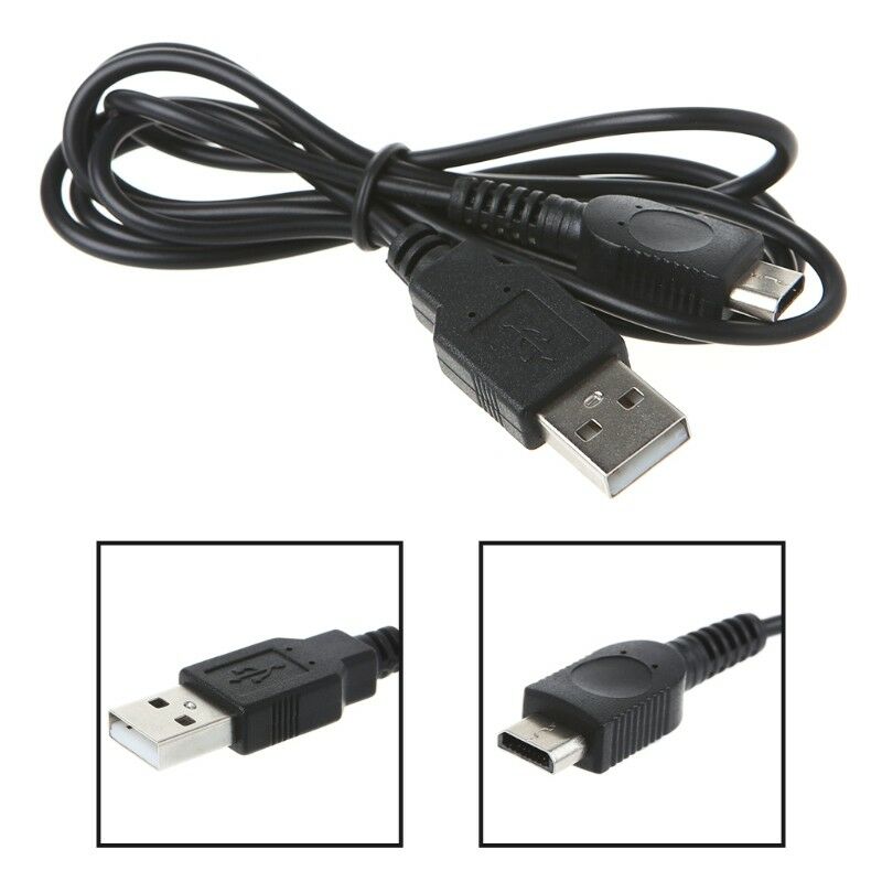 1.2m USB Power Supply Charging Charger Cable Cord For GameBoy Micro GBM Console