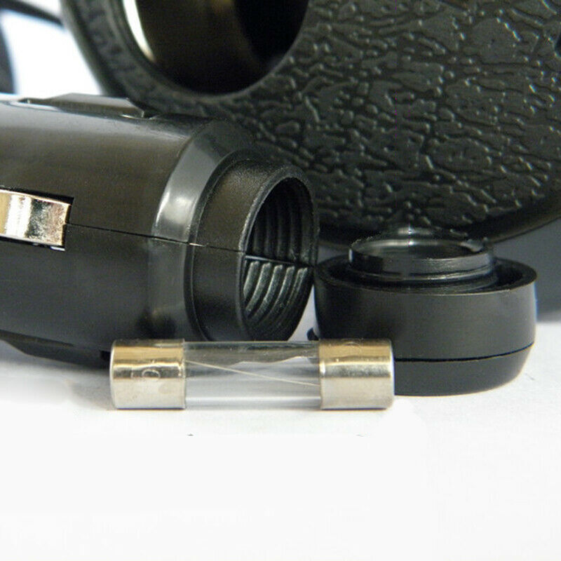 Cup Shape 2Way Car Cigarette Lighter Socket Dual USB Charger Splitter Adapter l-