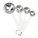 4pcs Measuring Spoon Cup Set Baking Coffee Tea Cooking Stainless Steel Utensil